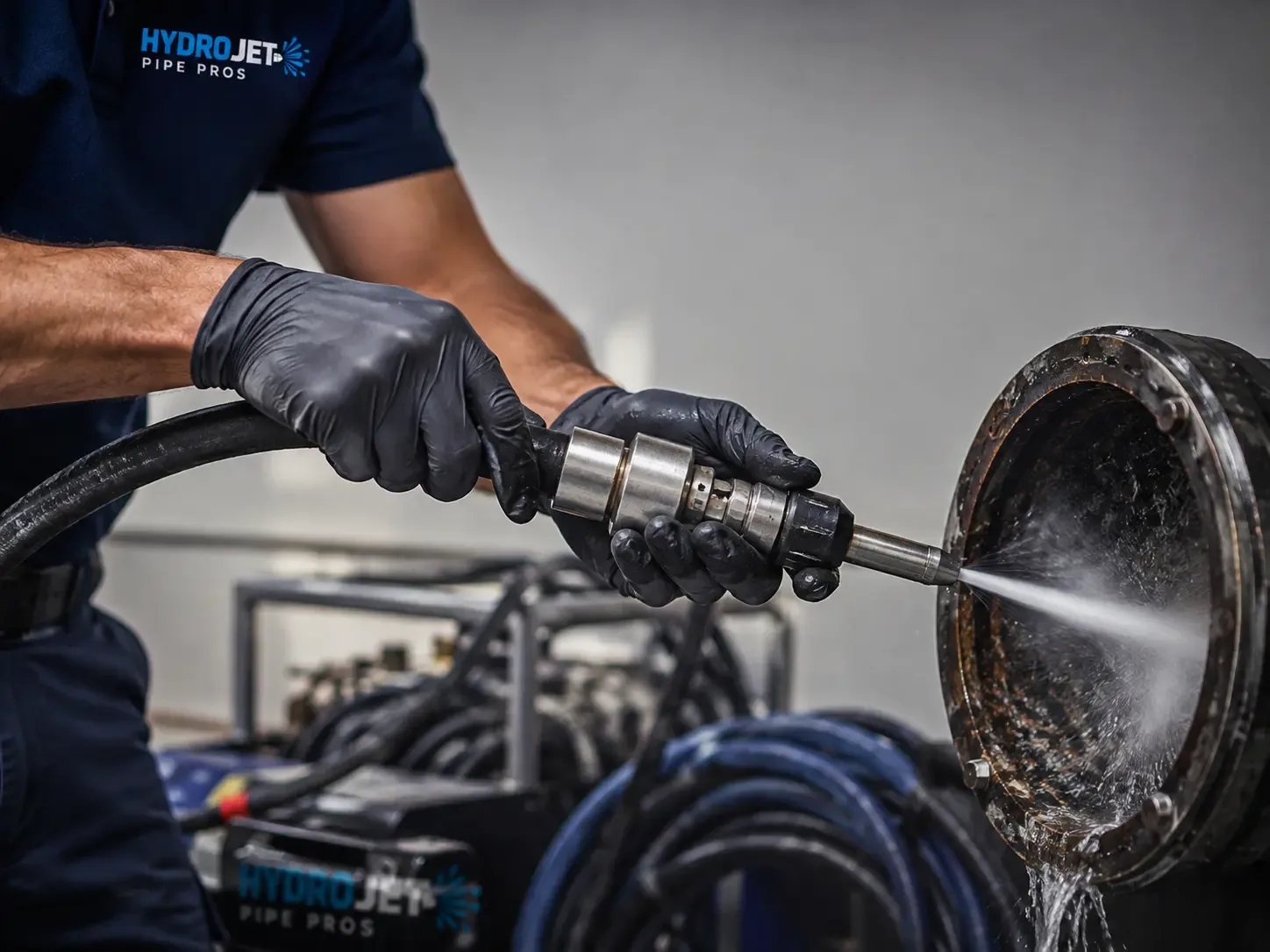 Hydro Jet Pipe Descaling in Lakehead, CA